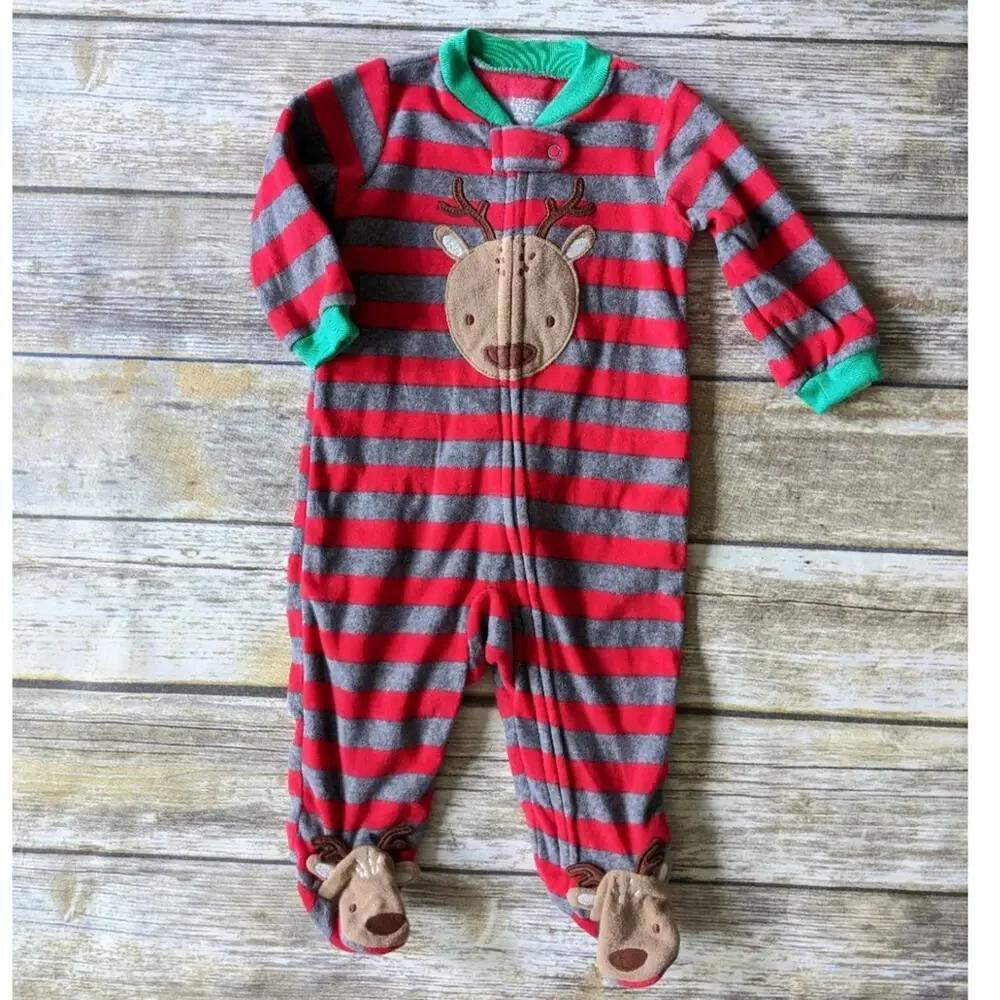 Baby Christmas Pajamas 3M, New